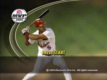 MVP Baseball 2004 screen shot title